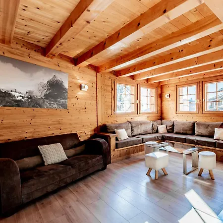 Les Couadzous Centre, Sauna, Jacuzzi, 6 Chambres, 7 Salles De Bains, 16 Pers 250 M2 Chalet Samoens